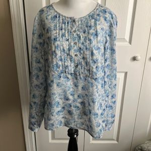Loft lightweight long sleeve blouse